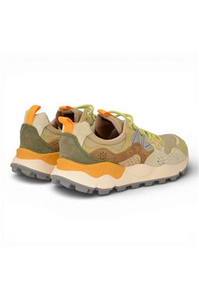Sneaker uomo Flower Mountain in camoscio e tessuto multicolore. FLOWER MOUNTAIN | YAMANO3M-1G15